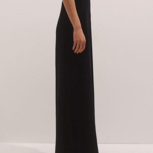 Me + Em AM-PM Palazzo Pant – luxury British Black in Me and Em exclusively at Coveti