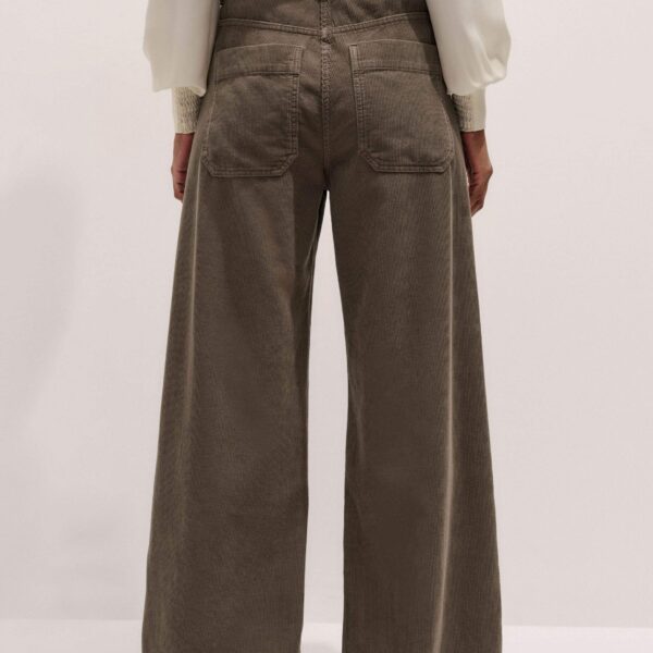 Me and Em AM-PM Wide-Leg Trouser – luxury British Grey in Me and Em exclusively at Coveti