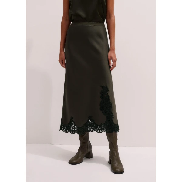 Me and Em Bias-Cut Maxi Skirt, view 6