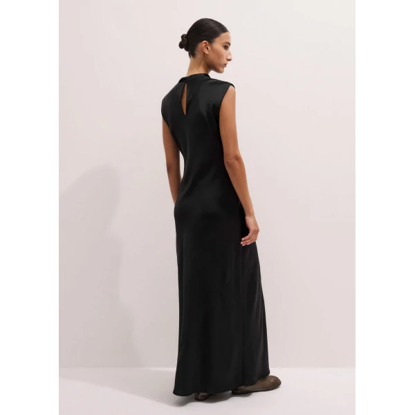 Me and Em Black Tie Maxi Dress, view 3