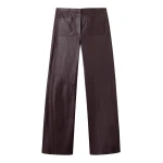 Me and Em Boot Cut Pant – luxury British Brown in Me and Em exclusively at Coveti
