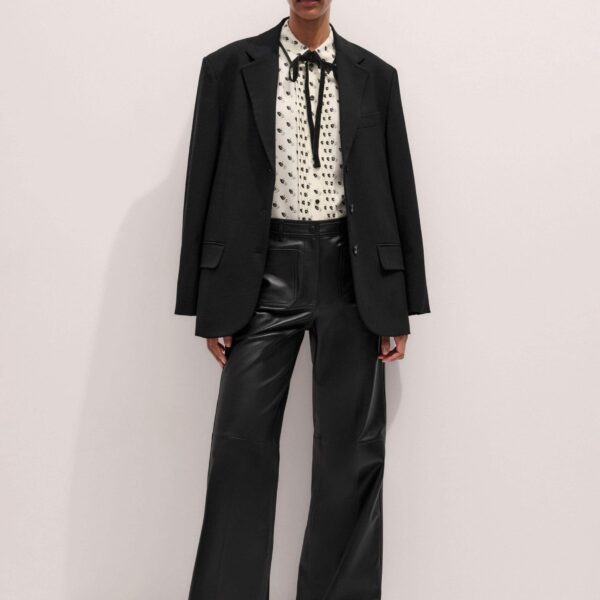 Me + Em Boot Cut Trouser – luxury British Black in Me and Em exclusively at Coveti
