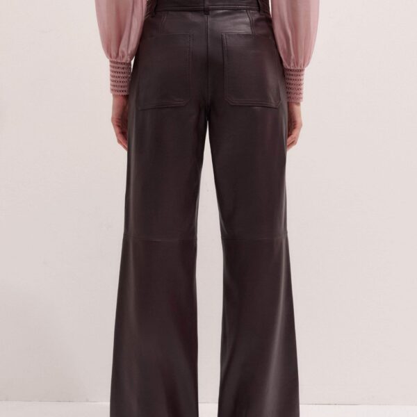 Me + Em Boot Cut Trouser – luxury British Red in Me and Em exclusively at Coveti