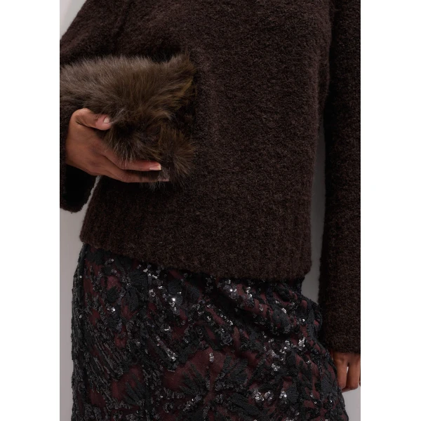 Me and Em Bouclé Sweater, view 2