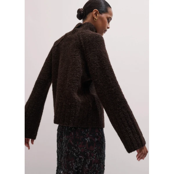 Me and Em Bouclé Sweater, view 4