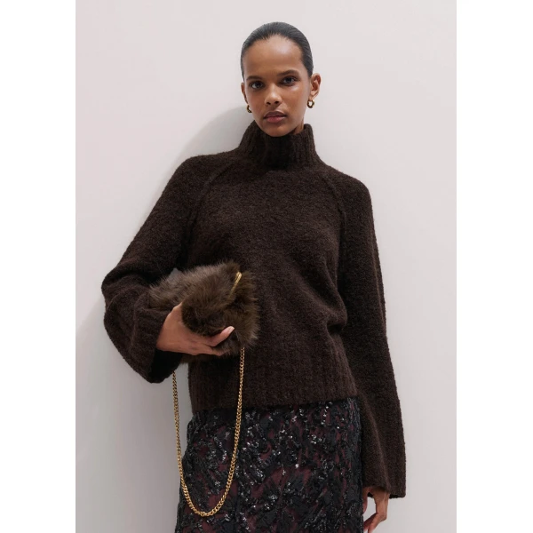Me and Em Bouclé Sweater, view 7