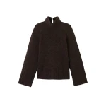 Me and Em Bouclé Sweater – luxury British Brown in Me and Em exclusively at Coveti