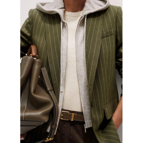 Me and Em Cashmere Sleeveless Relaxed Zip Hoody Top, view 3