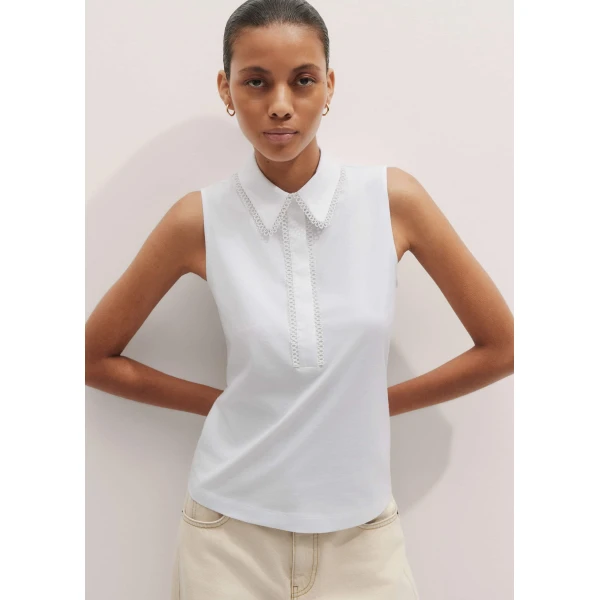 Me and Em Collared Layering Tank Top, view 5