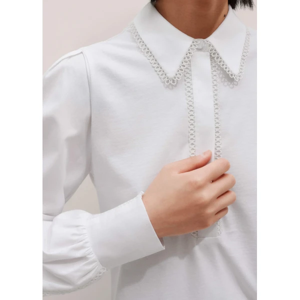 Me and Em Collared Layering Top, view 4