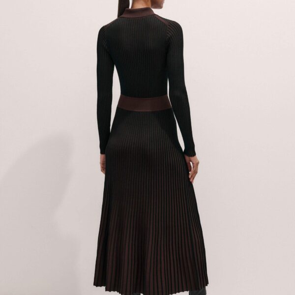 Me + Em Collared Maxi Dress – luxury British Multicolour in Me and Em exclusively at Coveti