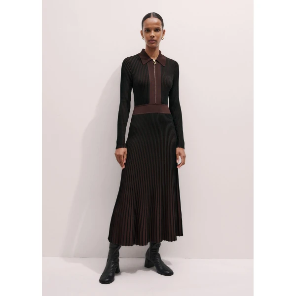 Me and Em Collared Maxi Dress, view 4