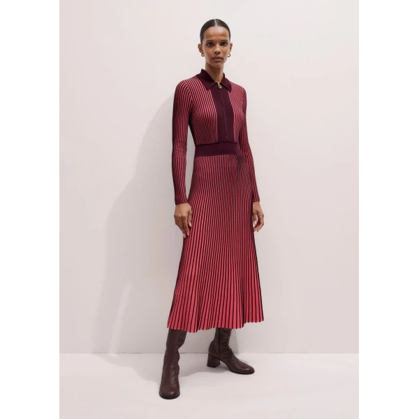 Me and Em Collared Maxi Dress, view 6