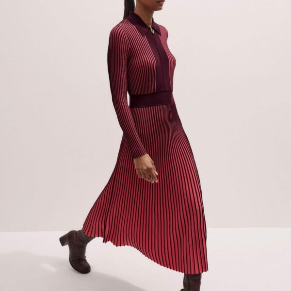 Me and Em Collared Maxi Dress – luxury British Pink in Me and Em exclusively at Coveti