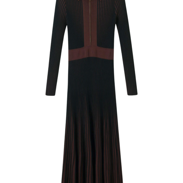 Me and Em Collared Maxi Dress – luxury British Multicolour in Me and Em exclusively at Coveti