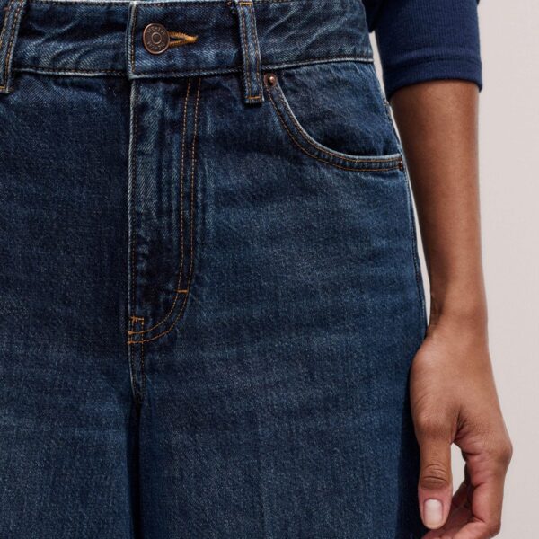 Me and Em Crease-Front Culotte – luxury British Blue in Me and Em exclusively at Coveti