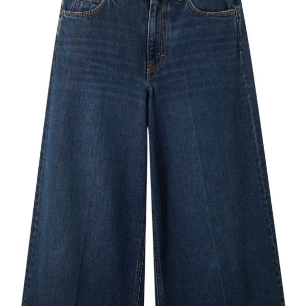 Me and Em Crease-Front Culotte – luxury British Blue in Me and Em exclusively at Coveti