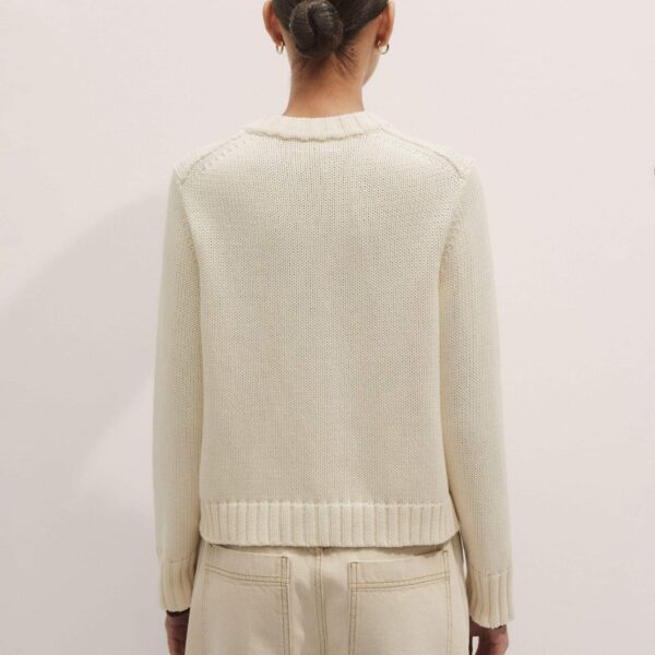 Me and Em Crop Cardigan – luxury British Ivory in Me and Em exclusively at Coveti