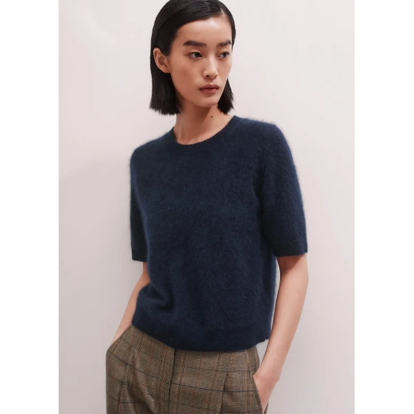 Me and Em Crop Knit Tee, view 5