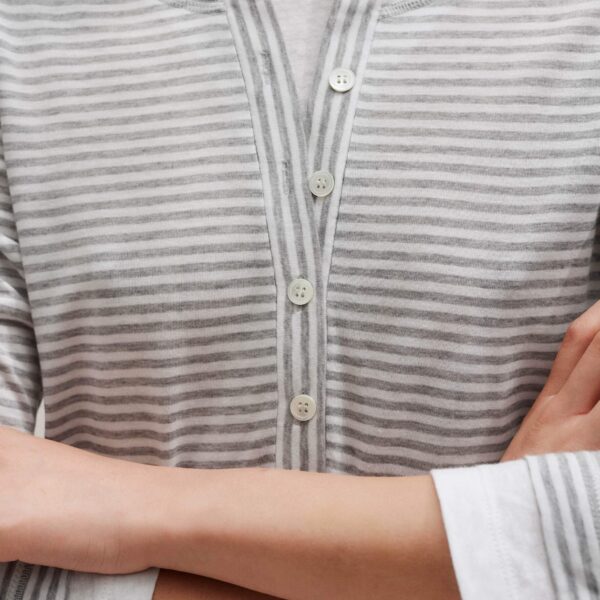 Me and Em Double Layer Top – luxury British Grey in Me and Em exclusively at Coveti