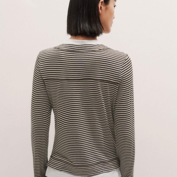 Me + Em Double Layer Top – luxury British Brown in Me and Em exclusively at Coveti