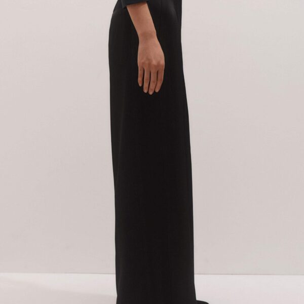 Me and Em Double Pleat Pant – luxury British Black in Me and Em exclusively at Coveti