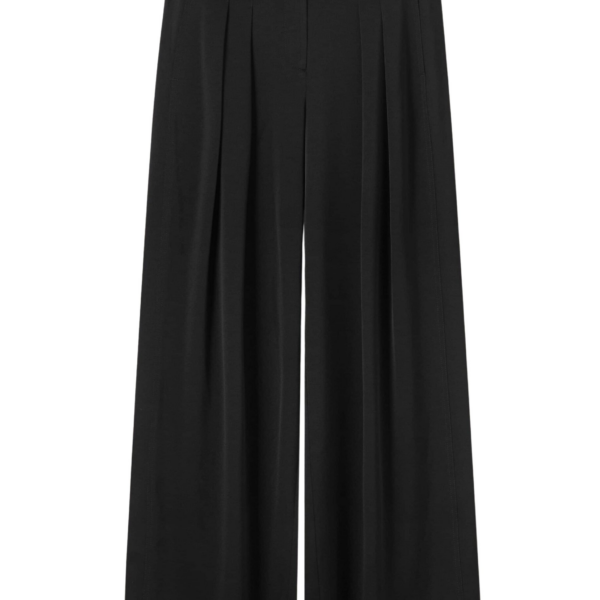 Me and Em Double Pleat Pant – luxury British Black in Me and Em exclusively at Coveti