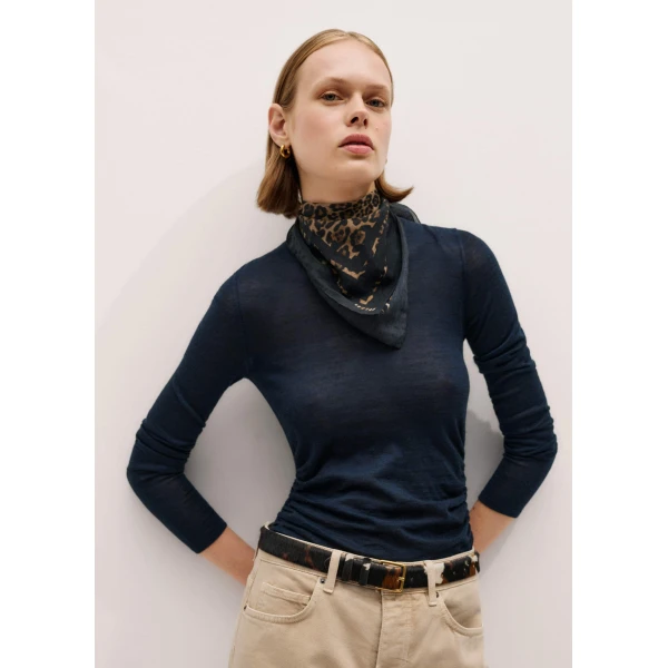 Me and Em Draped Knit Top, view 2