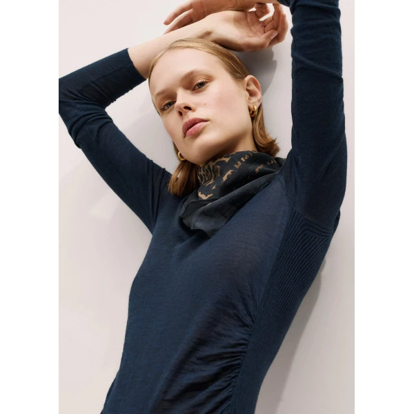 Me and Em Draped Knit Top, view 3