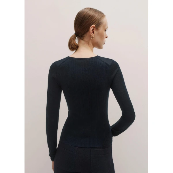 Me and Em Draped Knit Top, view 5