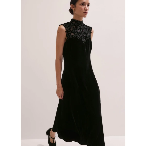 Me and Em Embroidered Midi Dress, view 4