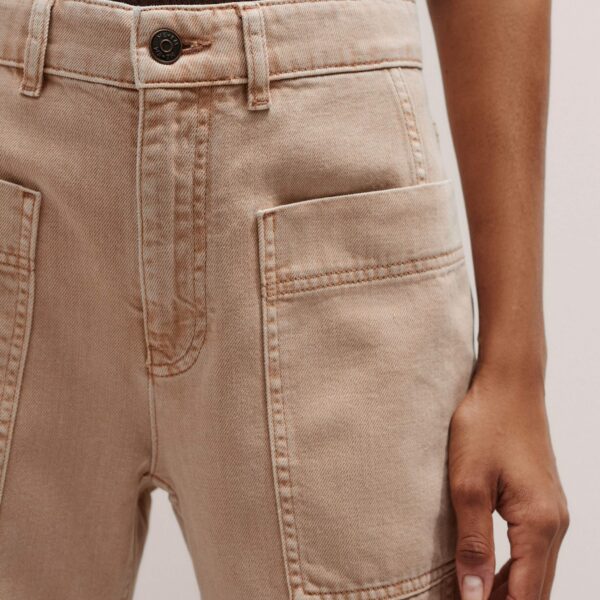Me + Em Engineered Jean – luxury British Pink in Me and Em exclusively at Coveti