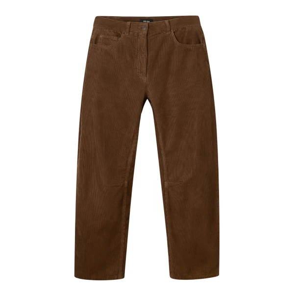 Me and Em Engineered-Leg Pant – luxury British Brown in Me and Em exclusively at Coveti
