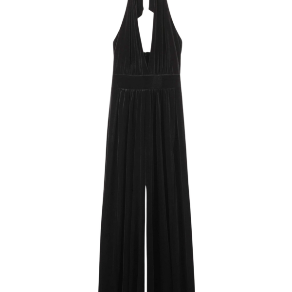 Me and Em Evening Jumpsuit – luxury British Black in Me and Em exclusively at Coveti