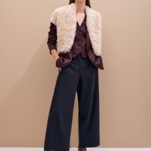 Me and Em Evening Layering Shrug – luxury British Neutrals in Me and Em exclusively at Coveti