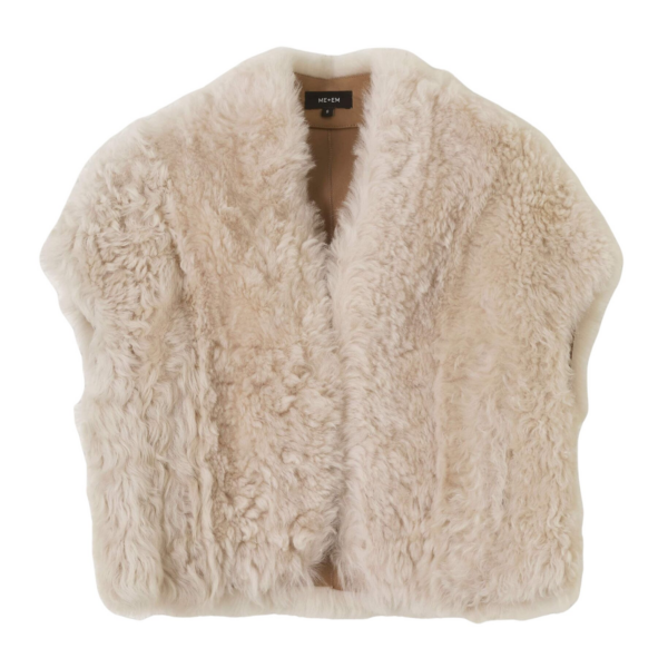 Me and Em Evening Layering Shrug – luxury British Neutrals in Me and Em exclusively at Coveti