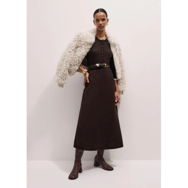 Me and Em Faux Layer Maxi Dress, view 4