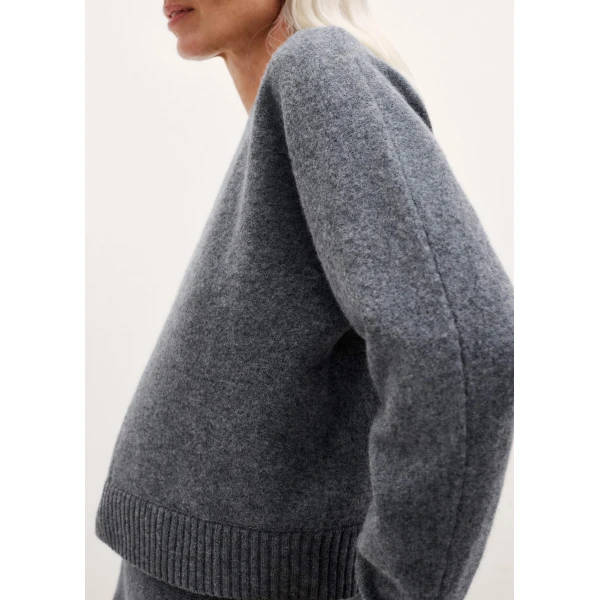 Me and Em Felted Knit Sweatshirt, view 3