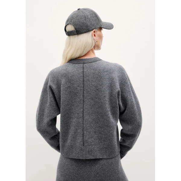 Me and Em Felted Knit Sweatshirt, view 4