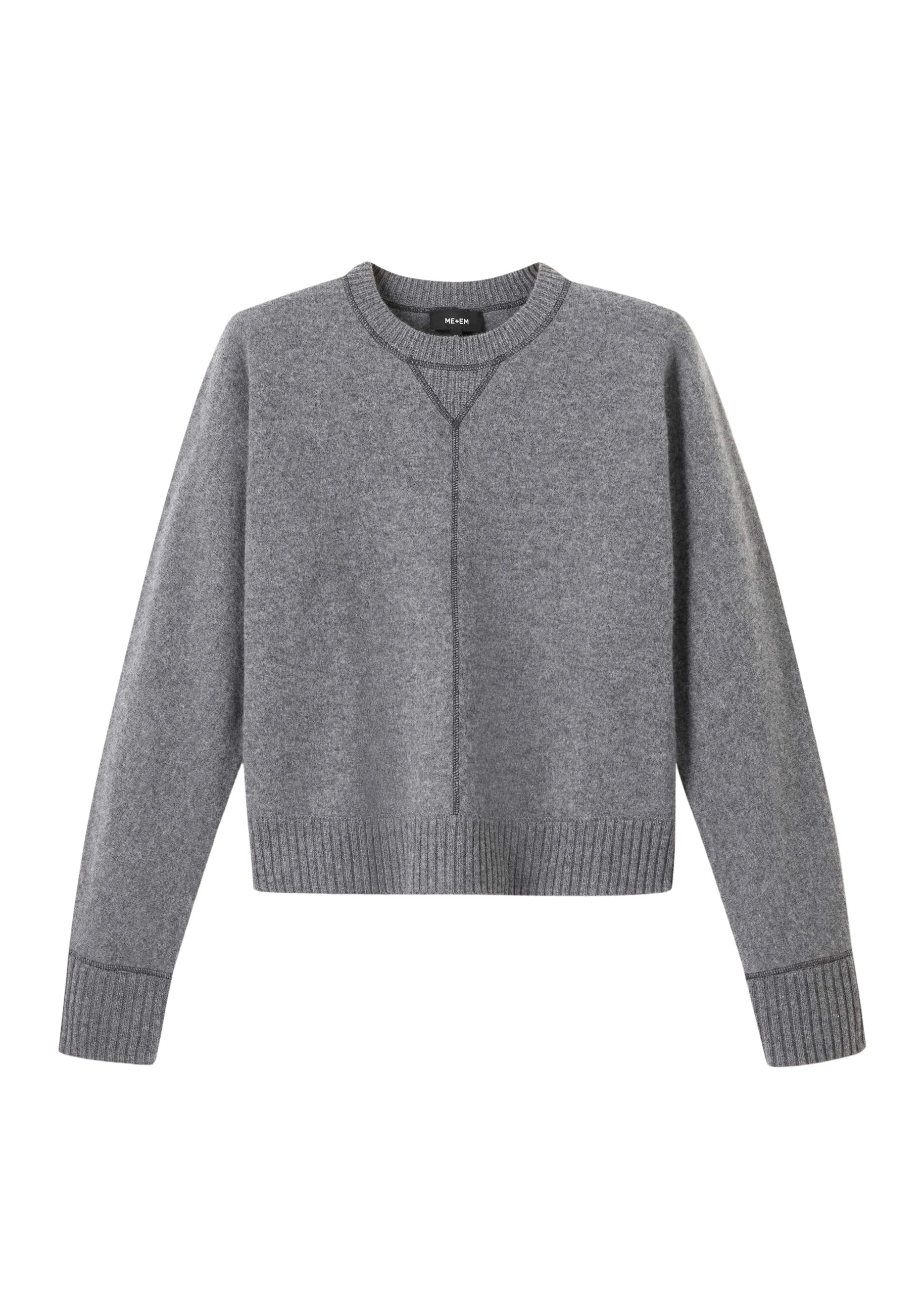 Me-and-Em-Felted-Knit-Sweatshirt-Coveti-6-scaled87213_nobg Me and Em Felted Knit Sweatshirt – luxury British Grey in Me and Em exclusively at Coveti