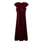 Me and Em Fluid Maxi Dress – luxury British Red in Me and Em exclusively at Coveti