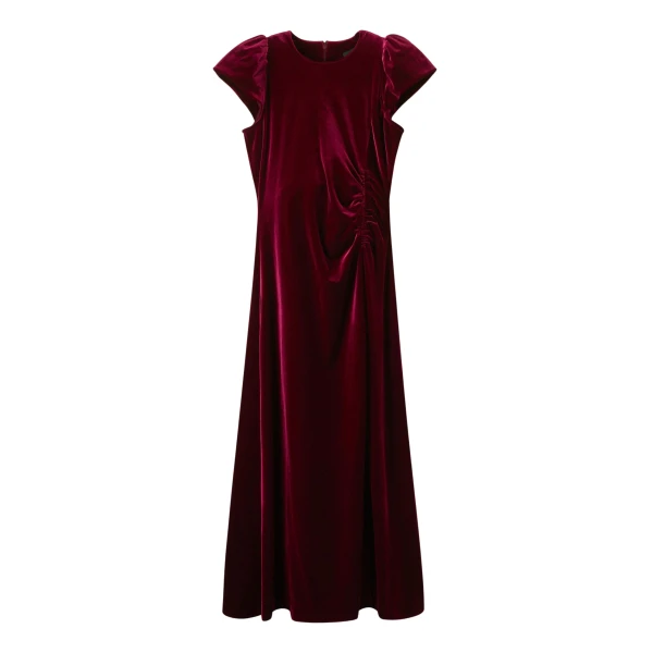 Me and Em Fluid Maxi Dress – luxury British Red in Me and Em exclusively at Coveti
