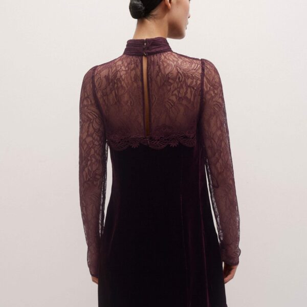 Me + Em Fluid Mini Dress – luxury British Red in Me and Em exclusively at Coveti