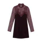 Me and Em Fluid Mini Dress – luxury British Red in Me and Em exclusively at Coveti