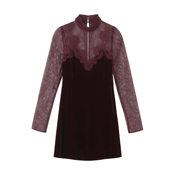 Me and Em Fluid Mini Dress – luxury British Red in Me and Em exclusively at Coveti