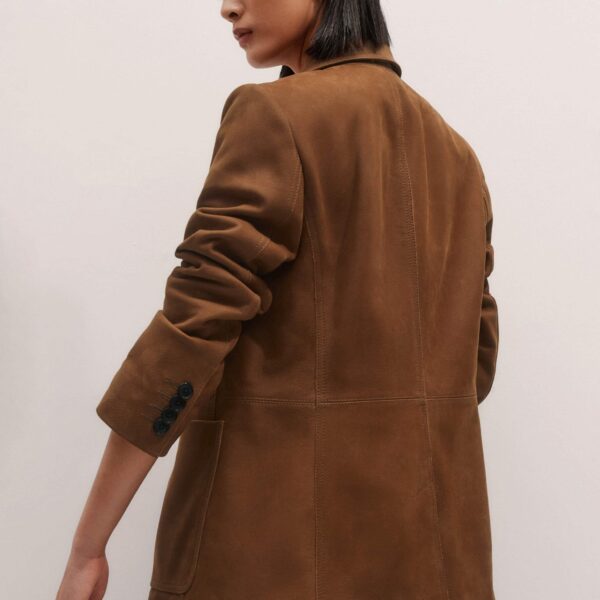 Me and Em Forever Blazer – luxury British Brown in Me and Em exclusively at Coveti