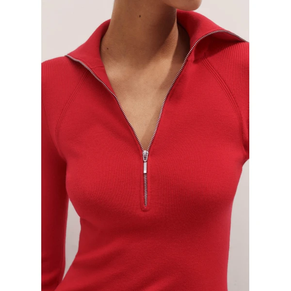 Me and Em Half Zip Jumper Knit, view 3