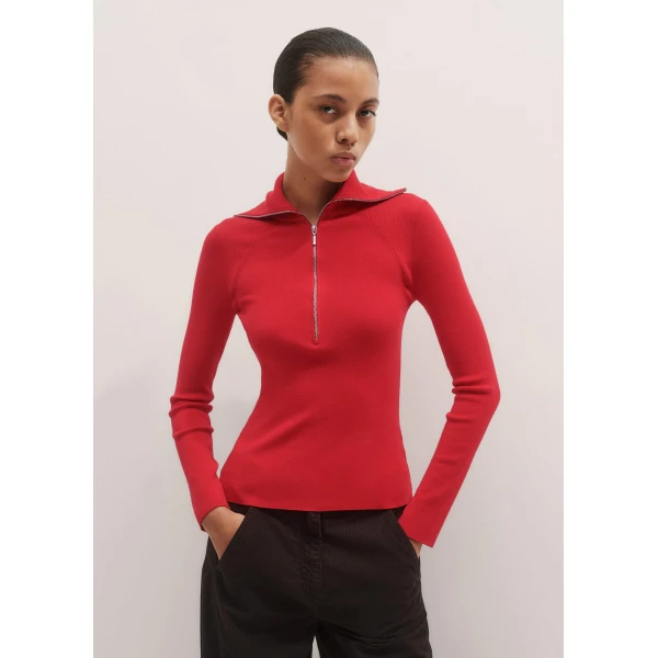 Me and Em Half Zip Jumper Knit, view 4