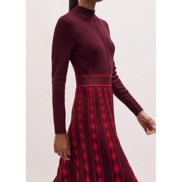 Me and Em Half Zip Maxi Dress, view 6