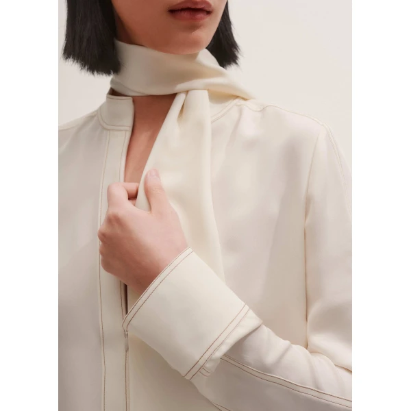 Me and Em High Neck Blouse + Tie, view 5